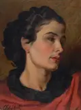 Ritratto femminile by Cafiero Filippelli, offered Apr 2018