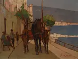 Carrettiere palermitano by Giovanni Lomi, 1956, offered Apr 2018