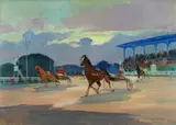 Corse al trotto by Renato Natali, offered Apr 2018