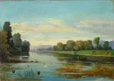 Lorenzo Gelati, Veduta d'Arno