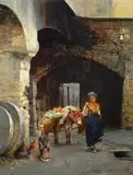 Vincenzo Caprile, Popolana con asinello