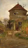 Francia, scene di vita in campagna by Serafino De Tivoli, oil on canvas, offered Apr 2018