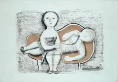 Figure by Massimo Campigli, 1952, offered Mar 2018