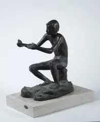 Ragazzo seduto by Francesco Cenci, bronze, offered Mar 2018