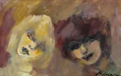 Due volti by Mino Maccari, offered Feb 2018