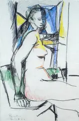 Nudo by Renato Birolli, 1947, offered Feb 2018