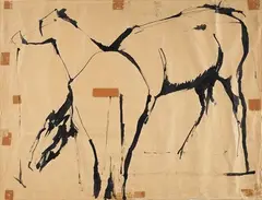 Cavalli by Marino Marini, inchiostro on paper, offered Feb 2018