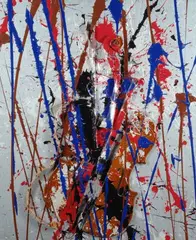 Senza titolo by Arman, acrylic and tubetti on canvas tesa on panel, offered Feb 2018