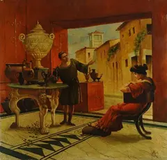 Giuseppe Aureli, Scena di vita nell'antica Roma