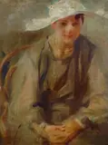 Giuseppe Amisani, Donna con cappello