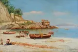 Angelo Delle Mura, Spiaggia a Maiori