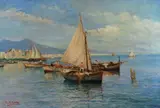 Fausto Pratella, Pescatori nel Golfo di Napoli