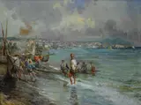Giovanni Panza, Pescatori a riva