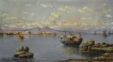 Giuseppe Carelli, Pescatori nel golfo di Napoli