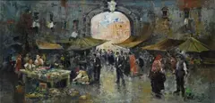 Ermogene Miraglia, Mercato del pesce