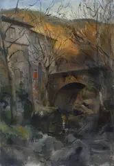 Vecchio mulino by Romano Stefanelli, 1977, offered Jan 2018
