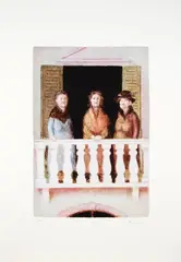 Le vecchie sorelle al balcone by Antonio Bueno, offered Jan 2018