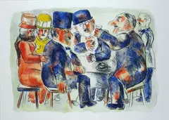 Al caffè by Franz Borghese, offered Jan 2018