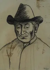 Eliseo by Ottone Rosai, 1933, offered Dec 2017