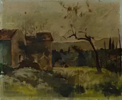 Monteripaldi by Ram, 1927, Sul verso: firma, offered Dec 2017