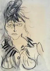 Busto donna by Renato Guttuso, 1961, Sul verso: etichetta Galleria La Nuova Pesa, offered Dec 2017