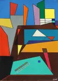 Atanasio Soldati, Il piccolo campo, 1949, oil on canvas