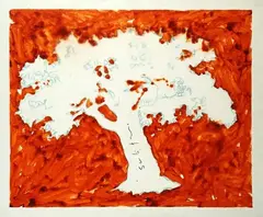 Senza titolo by Mario Schifano, 1981, offered Dec 2017