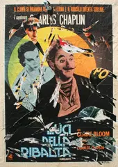 Limelight by Rotella, 2002, decollage on canvas, offered Dec 2017