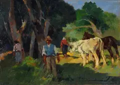 Nel bosco by Carlo Domenici, offered Dec 2017