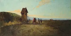 Paesaggio con tabernacolo by Ferruccio Rontini, offered Dec 2017