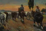 Ovidio Gragnoli, Rientro dei butteri
