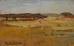 Paesaggio by Giovanni Bartolena, offered Dec 2017
