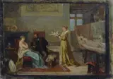 Amos Cassioli, Lo studio di Tiziano