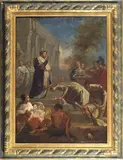 Corrado Giaquinto, San Nicola che benedice i guerrieri