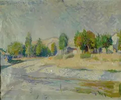 Paesaggio by Edoardo Gordigiani, 1943, offered Nov 2017