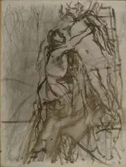 Figure by Ugo Capocchini, oil on canvas, offered Nov 2017