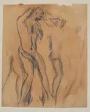 Mario Maestrelli, Figure, pencil on paper