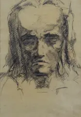 Ritratto by Seve Sospizio, pencil on paper, offered Nov 2017