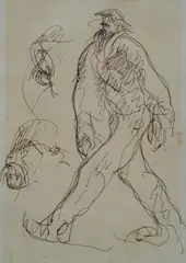 Figura by Lorenzo Viani, Sul verso: etichetta e timbro Galleria d'Arte La Navicella, offered Nov 2017