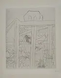 Voliera by Raoul Dufy, Tiratura in basso a destra. Sul verso: timbro autentica Bolaffio n., offered Nov 2017