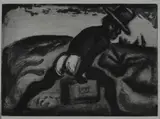 Georges Rouault, Le Noir Libéré, 1928, Dal portfolio "Le Reincarnations de Pere Ubu".