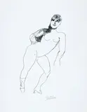 Franco Gentilini, Figura, lithograph