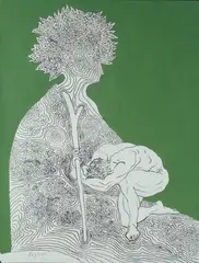 Uomo by Corrado Cagli, 1968, offered Nov 2017