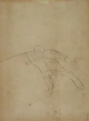 Studio di figura by Lorenzo Viani, pencil on paper, offered Nov 2017