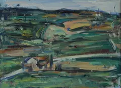 Enzo Pregno, Paesaggio di campagna