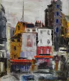 Renato Dorigatti, Paesaggio a Meudon, 1960