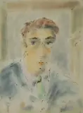 Ritratto di giovane by Filippo de Pisis, 1942, offered Oct 2017