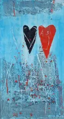 Il rosso e il nero by Giorgio Celiberti, 1997, Sul verso: firma, offered Oct 2017