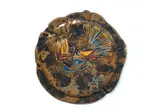 Luciano Minguzzi, Gallo, placca in bronze and smalti