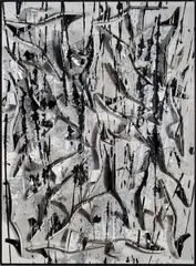 Senza titolo by Arman, trombone sezionato and acrylic on canvas tesa on panel, offered Oct 2017